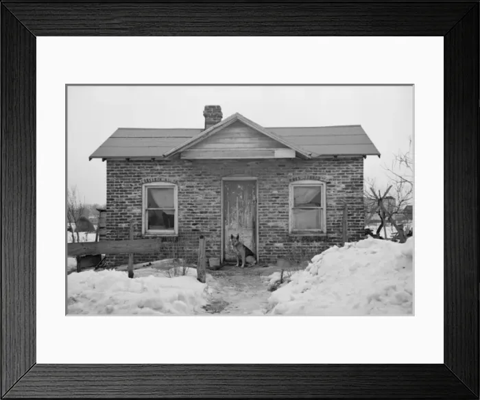 Framed Print : House off Lincoln Highway, Franklin Township, Bound Brook, N Framed Print : House off Lincoln Highway, Franklin Township, Bound Brook, N