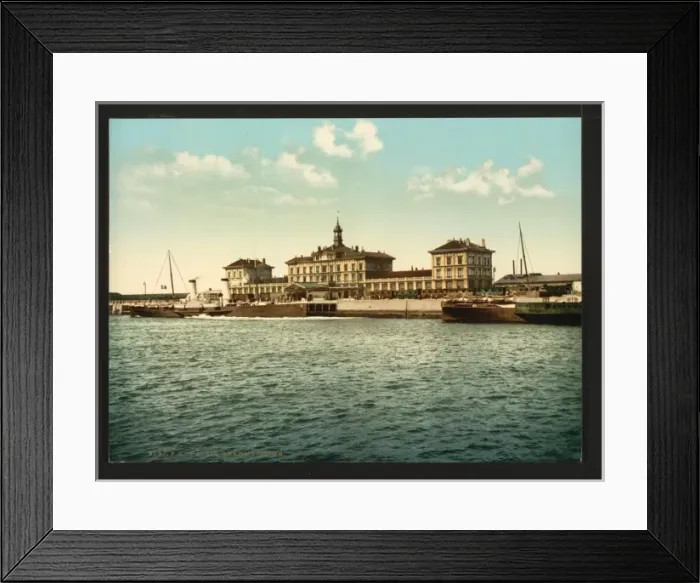 Framed Print : Maritime railway station, Calais, France Framed Print : Maritime railway station, Calais, France