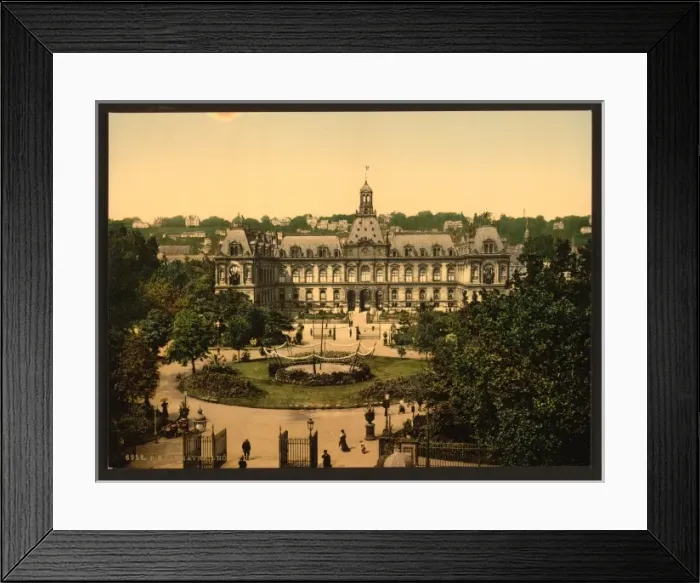 Framed Print : Hotel de ville, Havre, France Framed Print : Hotel de ville, Havre, France