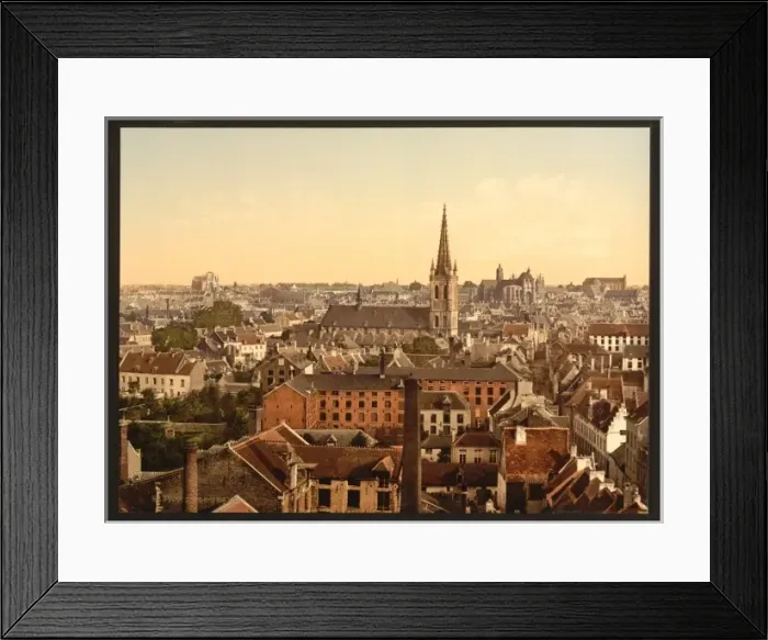 Framed Print : General view, Louvain, Belgium Framed Print : General view, Louvain, Belgium