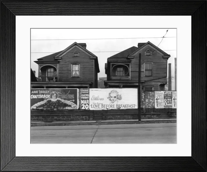 Framed Print : Houses. Atlanta, Georgia Framed Print : Houses. Atlanta, Georgia