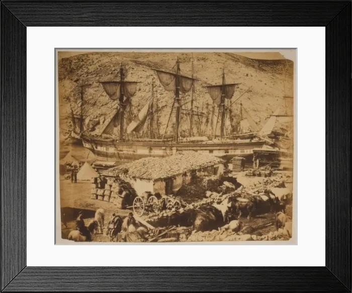 Framed Print : Balaklava harbour, the cattle pier Framed Print : Balaklava harbour, the cattle pier