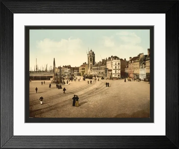 Framed Print : Leugunaer wharf, Dunkirk, France Framed Print : Leugunaer wharf, Dunkirk, France