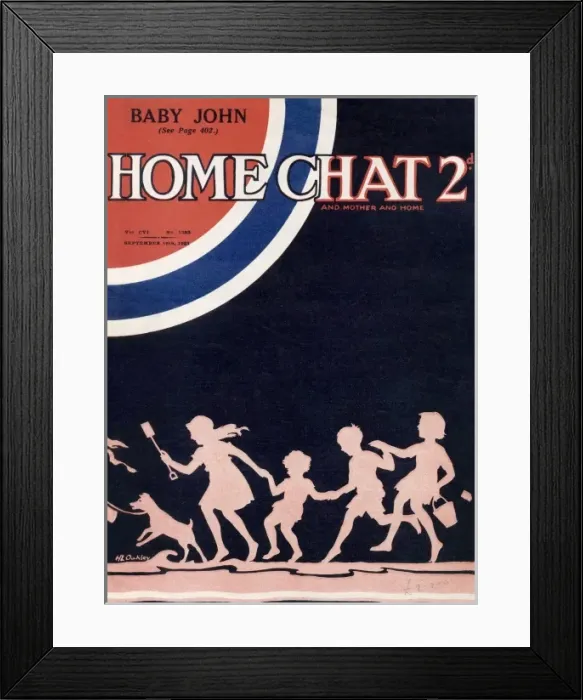 Framed Print : Home Chat front cover by H. L. Oakley Framed Print : Home Chat front cover by H. L. Oakley