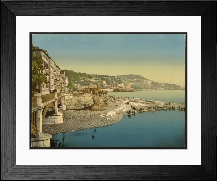 Framed Print : Boulevard du midi, Nice, Riviera Framed Print : Boulevard du midi, Nice, Riviera
