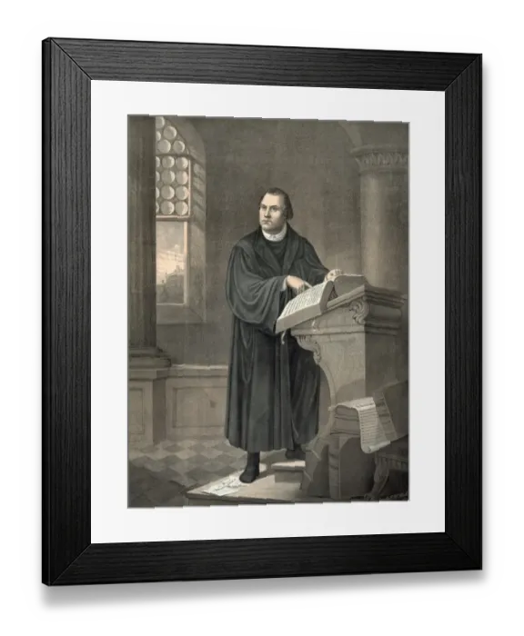 Framed Print : Dr. Martin Luther Framed Print : Dr. Martin Luther