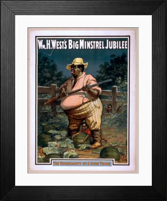 Framed Print : Wm. H. Wests Big Minstrel Jubilee Framed Print : Wm. H. Wests Big Minstrel Jubilee