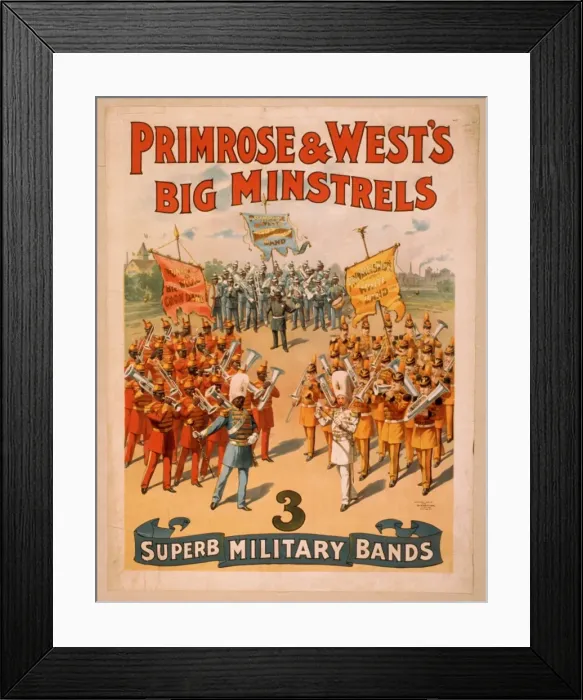 Framed Print : Primrose & Wests Big Minstrels Primrose & Wests Big Minstr Framed Print : Primrose & Wests Big Minstrels Primrose & Wests Big Minstr
