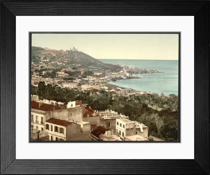 Framed Print : Babel-Oued from Casbah, Algiers, Algeria Framed Print : Babel-Oued from Casbah, Algiers, Algeria
