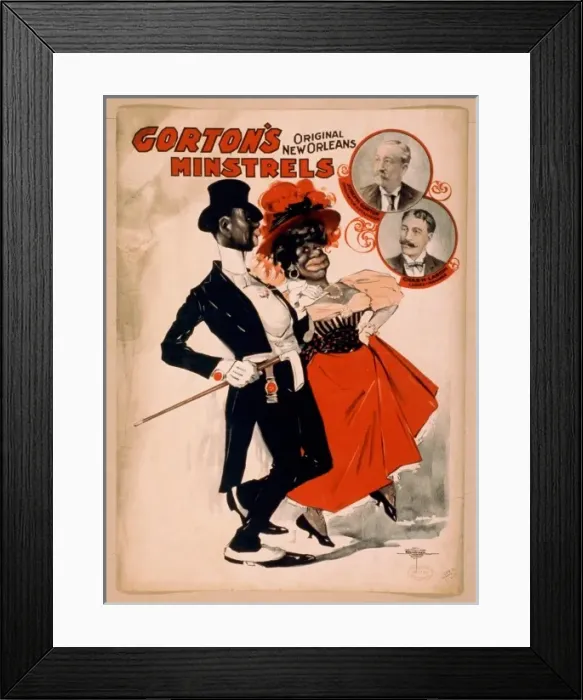 Framed Print : Gortons Original New Orleans Minstrels Framed Print : Gortons Original New Orleans Minstrels