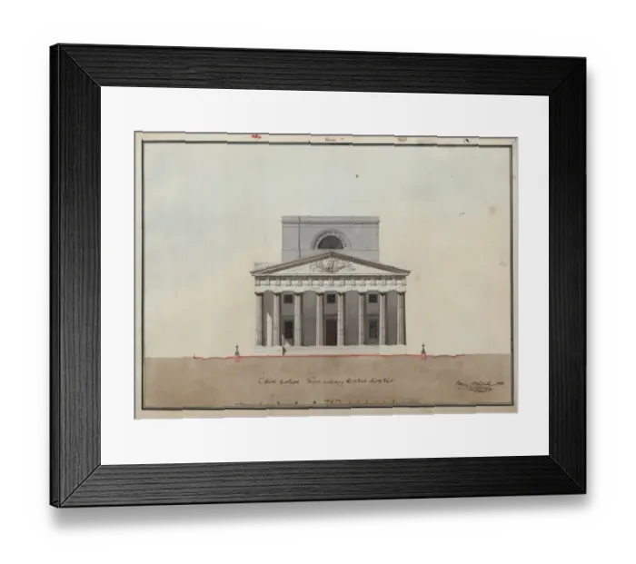Framed Print : Bank building (2nd Bank of the United States), Philadelphia Framed Print : Bank building (2nd Bank of the United States), Philadelphia