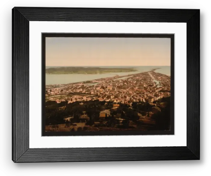Framed Print : General view, Cette, France Framed Print : General view, Cette, France