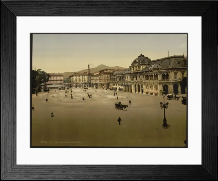 Framed Print : Massena Place, Nice, Riviera Framed Print : Massena Place, Nice, Riviera
