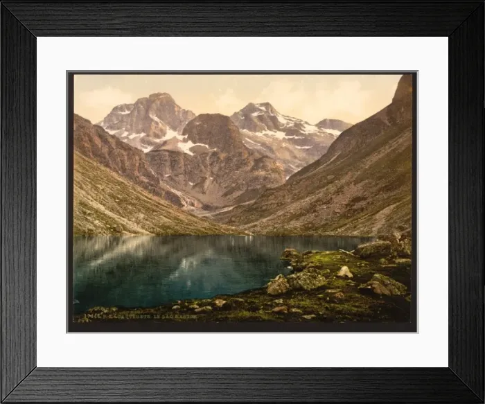 Framed Print : Lake d Estom, Cauterets, Pyrenees, France Framed Print : Lake d Estom, Cauterets, Pyrenees, France