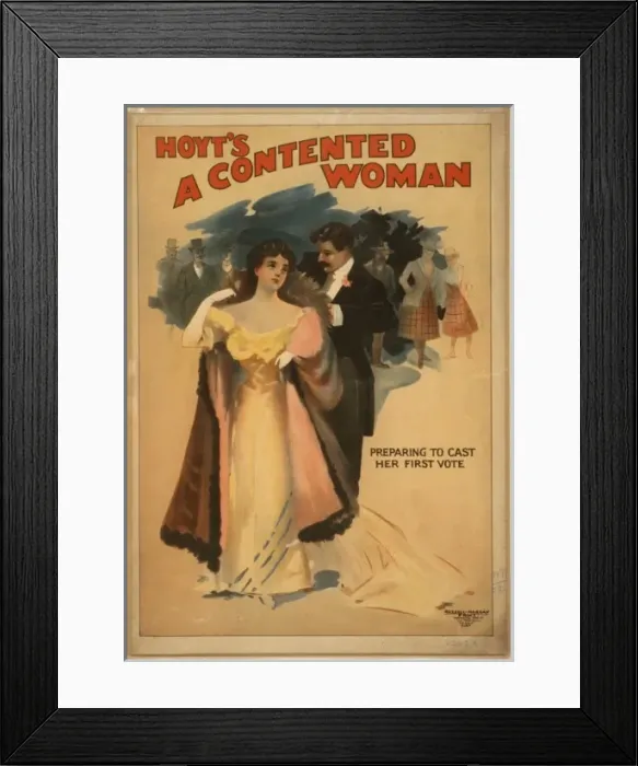 Framed Print : Hoyts A contented woman Framed Print : Hoyts A contented woman