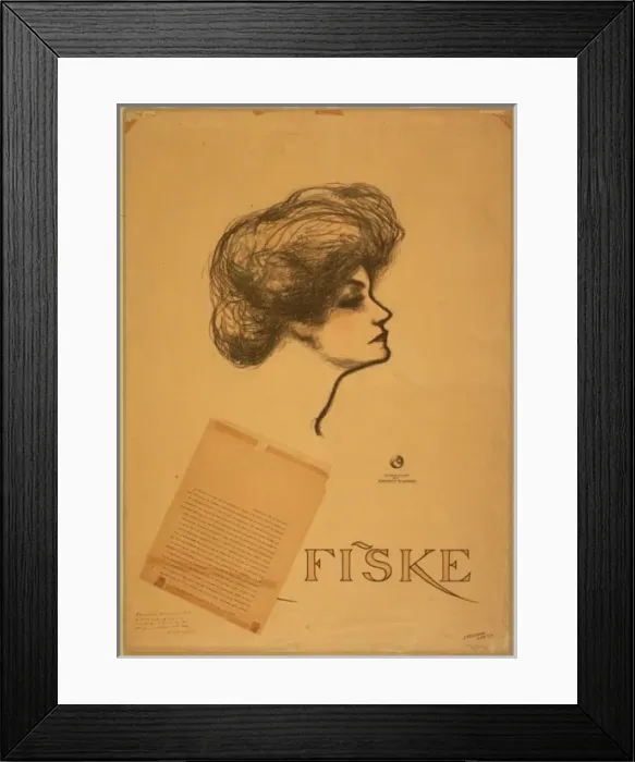 Framed Print : Minnie Fiske Framed Print : Minnie Fiske