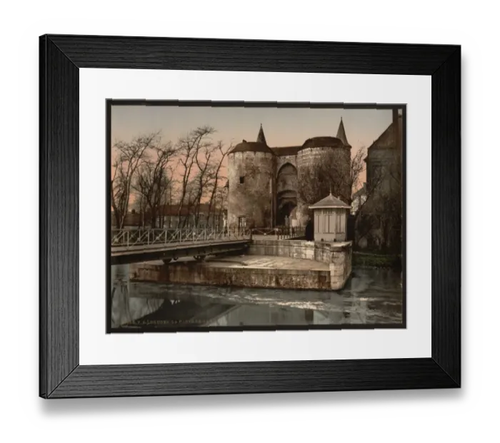 Framed Print : Ghent gate, Bruges, Belgium Framed Print : Ghent gate, Bruges, Belgium