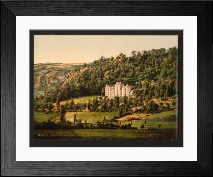 Framed Print : Le Cantal, Chateau Anteroche, near Murat, Auvergne Mountains Framed Print : Le Cantal, Chateau Anteroche, near Murat, Auvergne Mountains
