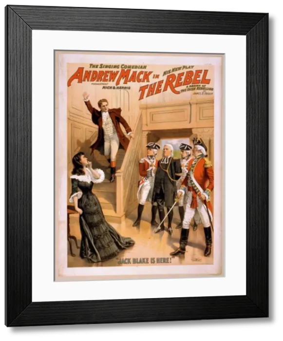 Framed Print : The singing comedian, Andrew Mack in his new play, The rebel Framed Print : The singing comedian, Andrew Mack in his new play, The rebel