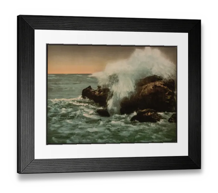Framed Print : Surf view, Ventimiglia, Riviera Framed Print : Surf view, Ventimiglia, Riviera