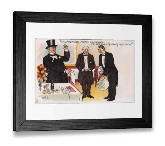 Framed Print : The Bill Met With Strong Opposition Framed Print : The Bill Met With Strong Opposition