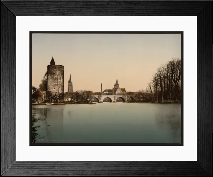 Framed Print : Le Lac d Amour, Bruges, Belgium Framed Print : Le Lac d Amour, Bruges, Belgium