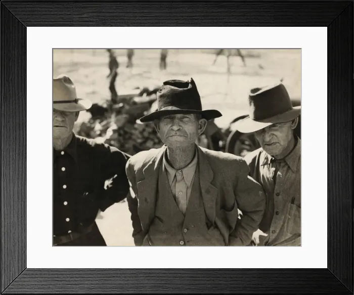 Framed Print : Ex-tenant farmer on relief grant in the Imperial Valley, Cal