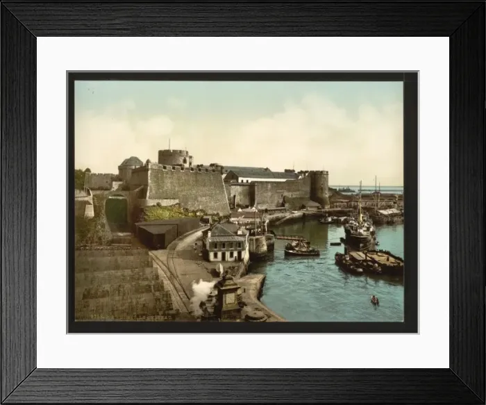 Framed Print : The Castle from swing bridge, Brest, France Framed Print : The Castle from swing bridge, Brest, France