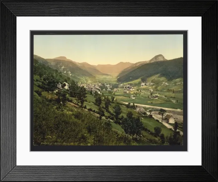 Framed Print : General view, Monte Dore, France Framed Print : General view, Monte Dore, France