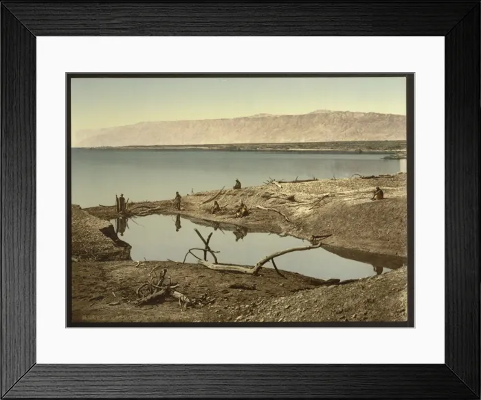 Framed Print : The Dead Sea, II, Jericho, Holy Land, (i. e. West Bank) Framed Print : The Dead Sea, II, Jericho, Holy Land, (i. e. West Bank)