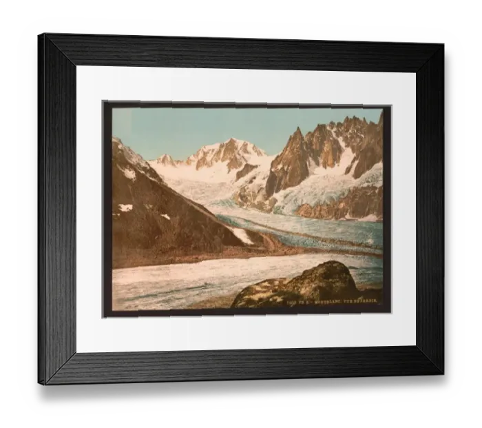 Framed Print : Lake Blanc view of the Garden, Chamonix Valley, France Framed Print : Lake Blanc view of the Garden, Chamonix Valley, France