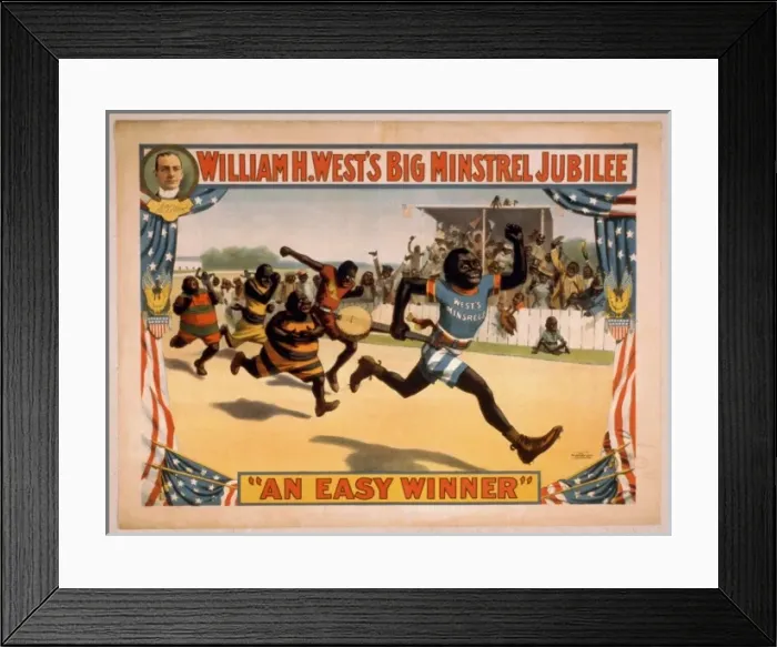 Framed Print : William H. Wests Big Minstrel Jubilee Framed Print : William H. Wests Big Minstrel Jubilee