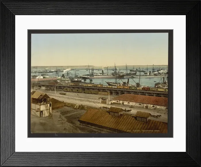 Framed Print : The Port Practique, Odessa, Russia, (i. e. Ukraine) Framed Print : The Port Practique, Odessa, Russia, (i. e. Ukraine)