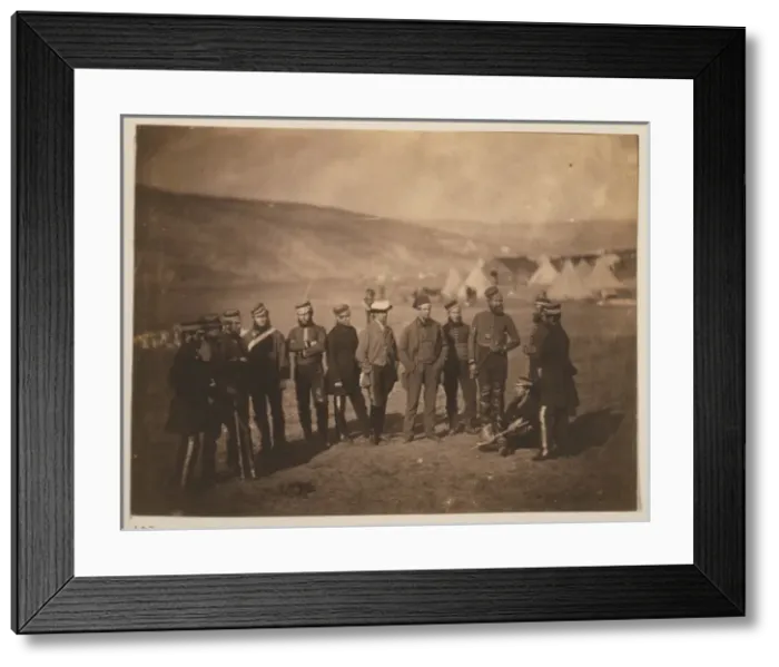Framed Print : Major Burton & officers of the 5th Dragoon Guards Framed Print : Major Burton & officers of the 5th Dragoon Guards