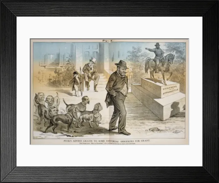 Framed Print : Pucks advice gratis to some editorial shriekers for Grant D Framed Print : Pucks advice gratis to some editorial shriekers for Grant D