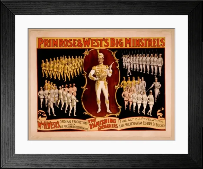 Framed Print : Primrose & Wests Big Minstrels Primrose & Wests Big Minstr Framed Print : Primrose & Wests Big Minstrels Primrose & Wests Big Minstr
