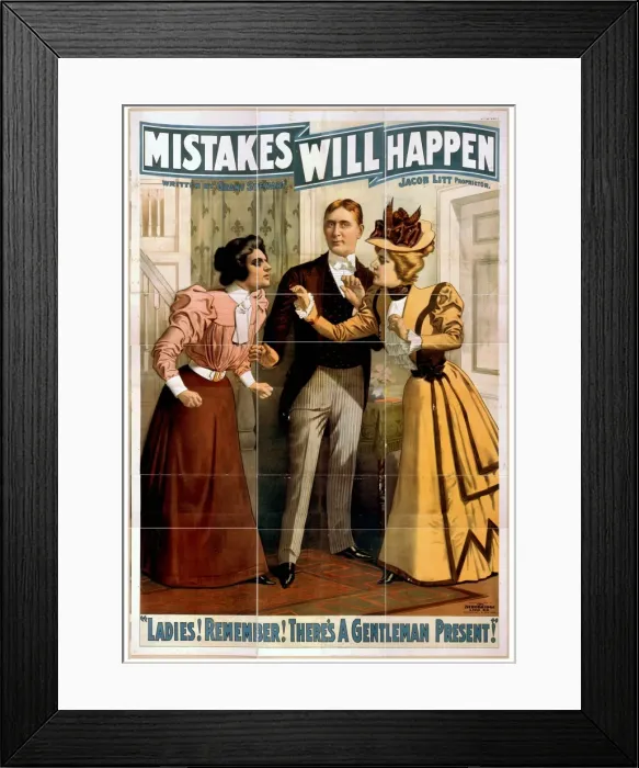 Framed Print : Mistakes will happen written by Grant Stewart Framed Print : Mistakes will happen written by Grant Stewart