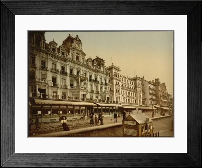 Framed Print : The beach and hotels, Ostend, Belgium Framed Print : The beach and hotels, Ostend, Belgium