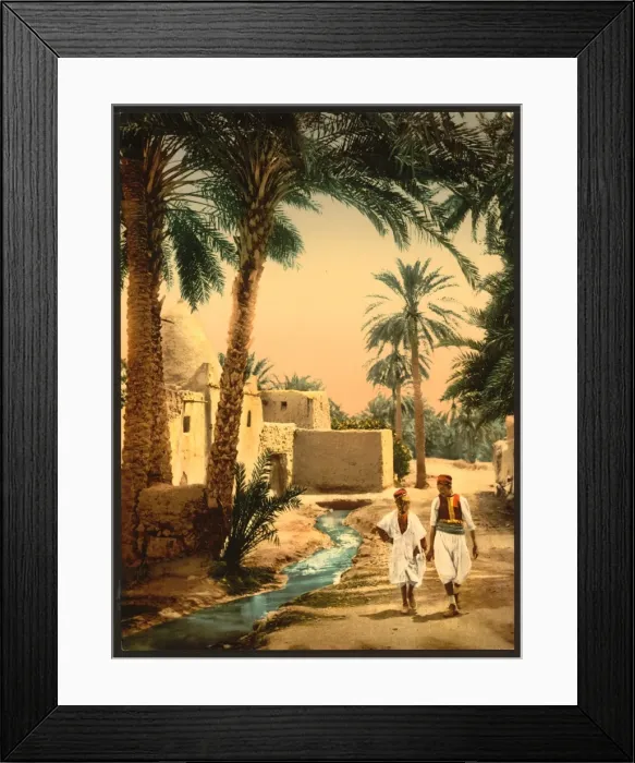 Framed Print : Street in the old town, II, Biskra, Algeria Framed Print : Street in the old town, II, Biskra, Algeria