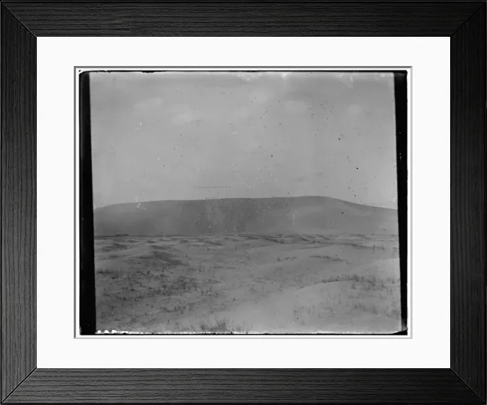 Framed Print : Kill Devil Hill, view from the back side Framed Print : Kill Devil Hill, view from the back side