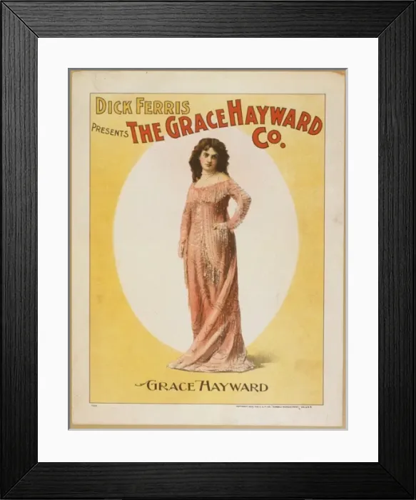 Framed Print : Dick Ferris presents The Grace Hayward Co Framed Print : Dick Ferris presents The Grace Hayward Co