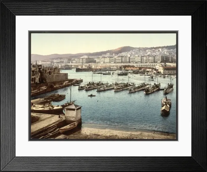 Framed Print : From the admiralty, Algiers, Algeria Framed Print : From the admiralty, Algiers, Algeria