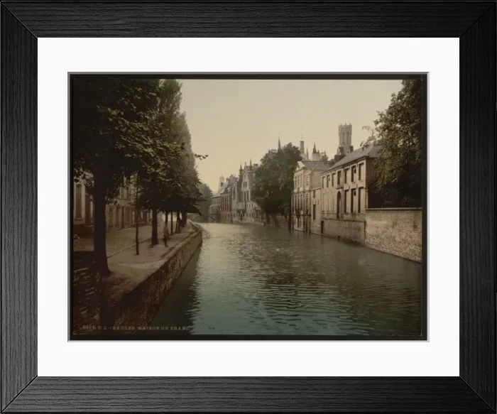 Framed Print : Maison du France, Bruges, Belgium Framed Print : Maison du France, Bruges, Belgium