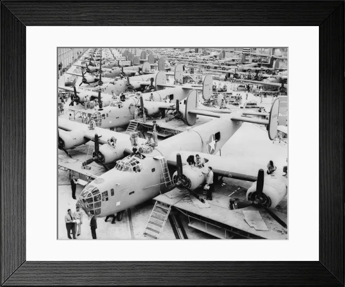 Framed Print : Double assembly line Framed Print : Double assembly line