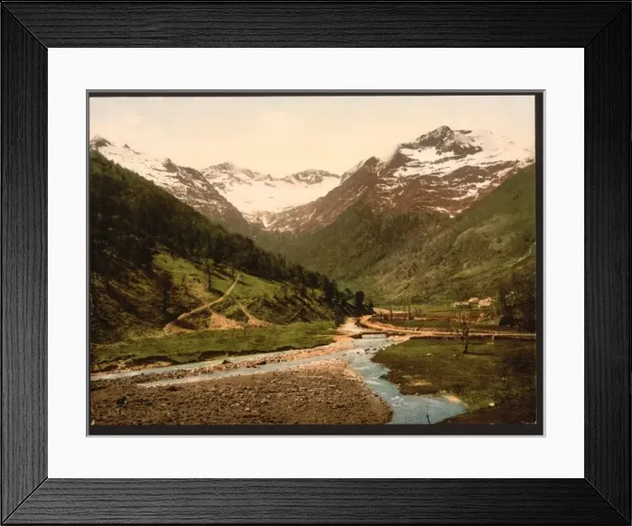 Framed Print : Valley of Lys, Luchon, Pyrenees, France Framed Print : Valley of Lys, Luchon, Pyrenees, France