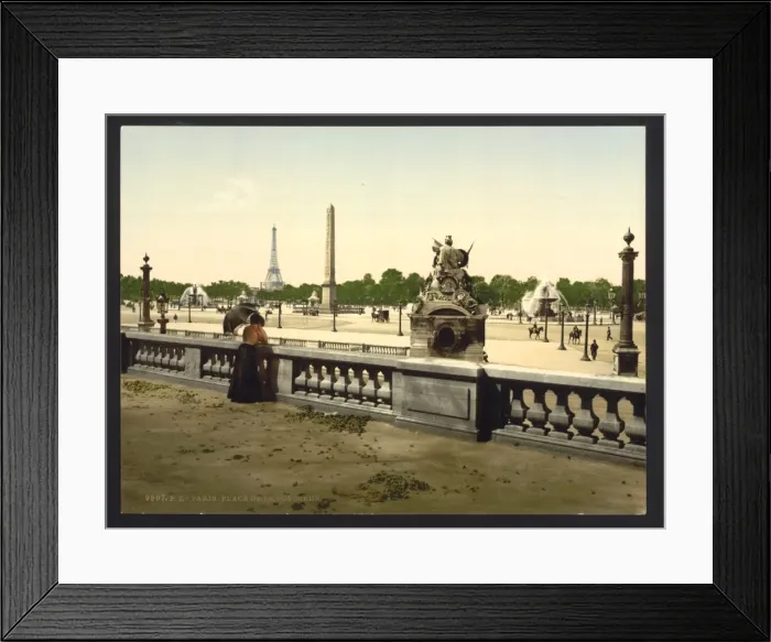 Framed Print : Place de la Concorde, Paris, France