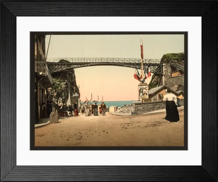 Framed Print : La Trauchee des Anglais, Granville, France Framed Print : La Trauchee des Anglais, Granville, France