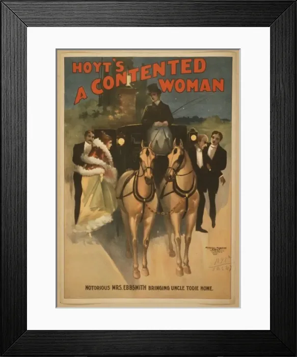 Framed Print : Hoyts A contented woman Framed Print : Hoyts A contented woman