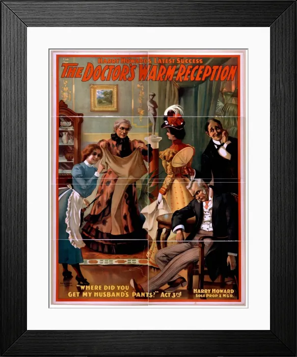 Framed Print : Harry Howards latest success The doctors warm reception Framed Print : Harry Howards latest success The doctors warm reception