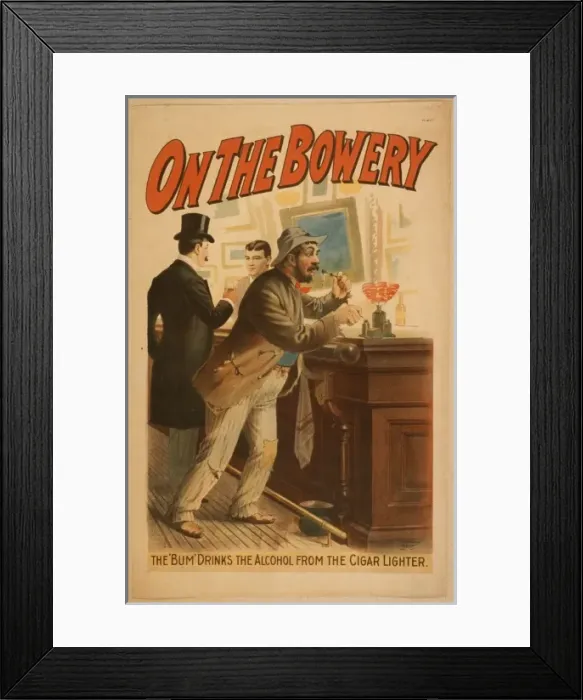 Framed Print : On the Bowery Framed Print : On the Bowery